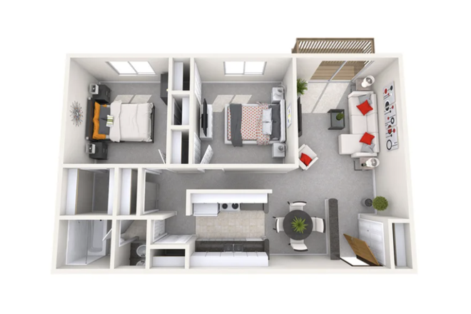 Floor plan - Berrytree Apartments