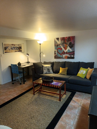  - DOWNTOWN mini bachelor basement, all included, available NOW