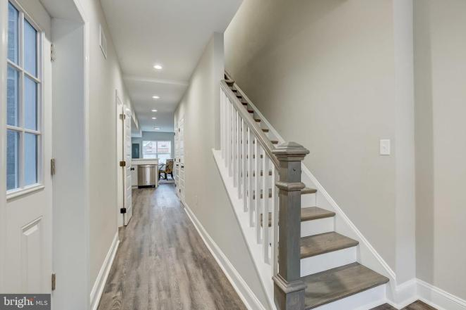 Hallway to Kitchen from Living Room - #2 Fells Point Property Close to Water! Townhome