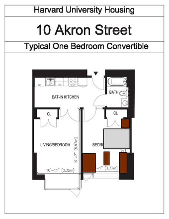 Floor plan - 10 Akron Street Apartments