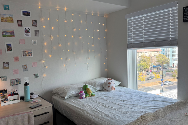 bedroom - Identity Logan Park | <$1300/mon | 1000+ square feet | Female | In-Uni