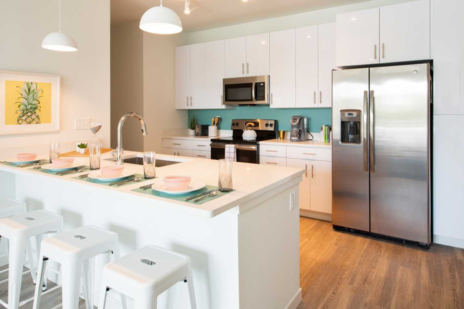 Kitchen - Summer Sublet at Hub on Campus - Private Bed/Bath in 4x4 (May-July 2026) Apartments