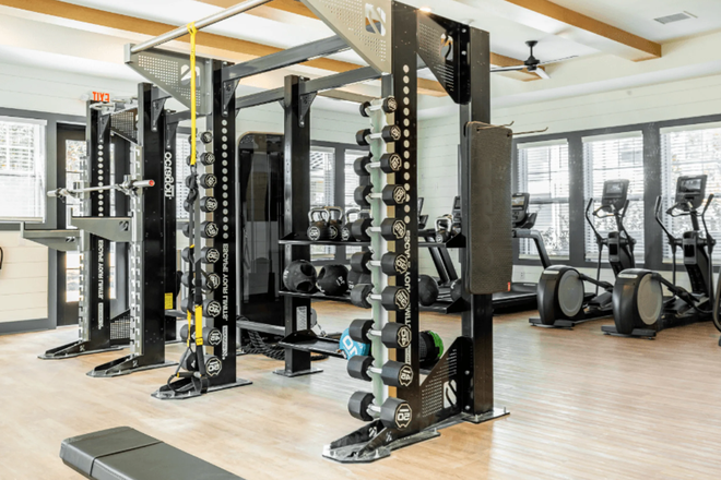 Gym - Hawthorne at Oleander Apartments