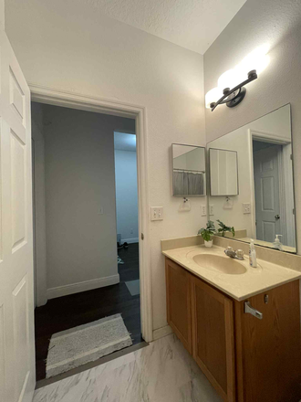 bathroom - Room for rent, private bath, shared bathroom House