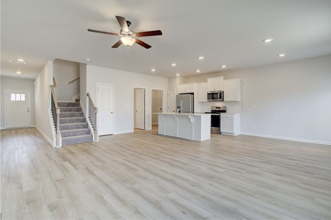 Living Room/Kitchen (Open Concept) - Boroughs at Wyndham South Townhomes