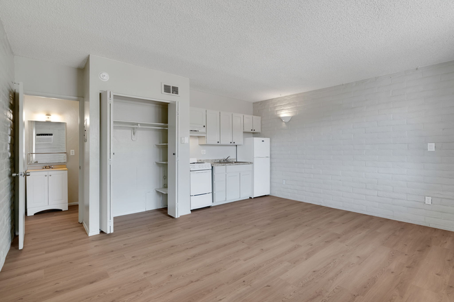 Remodeled living area. - U OF A OFF-CAMPUS HOUSING - Remodeled Studio Apartment - Walk to U of A!