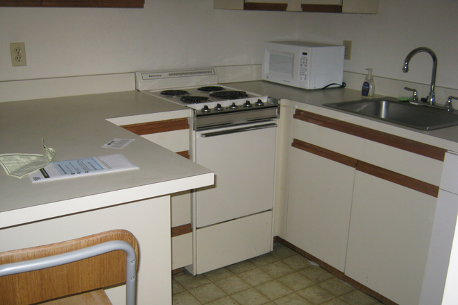 Kitchen - Studio Apt. at 1001 St. Paul Street on Hopkins intracampus bus line near Peabody