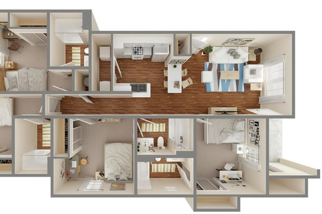 4x4 - University Trails Apartment Sublease (shared Housing/Sublet)