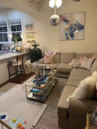 Living Room - One Bedroom, 2 bath for sublease, less than 5 minute walk to MUSC's campus House
