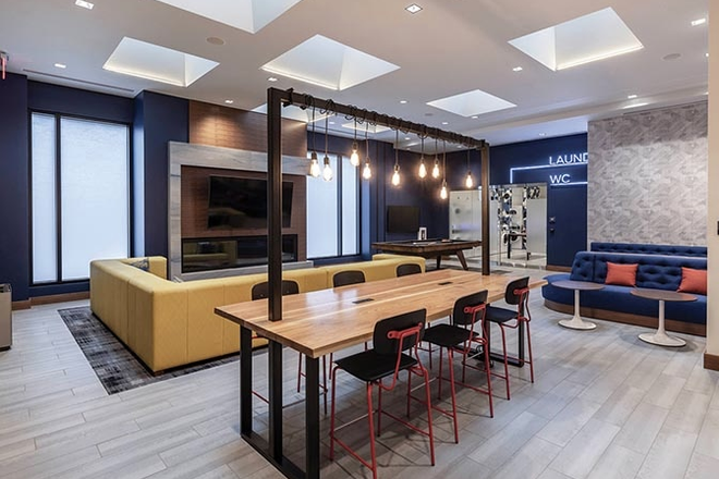 Common Area (Laundry, Pool Table, Study Room) - Lightview Apartments