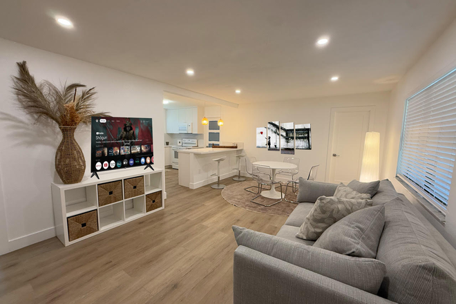 Living room - Remodeled, Furnished, All New Walking distance to campus. House