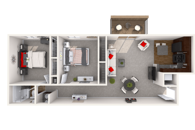 floor plan - Glenwood Apartments