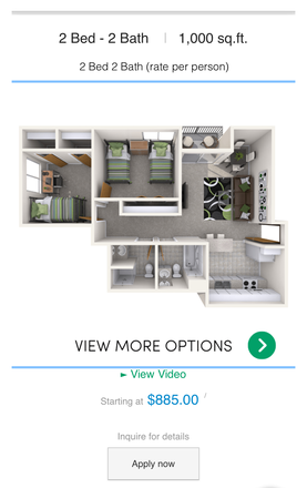 General Layout - Waters Edge Apartments
