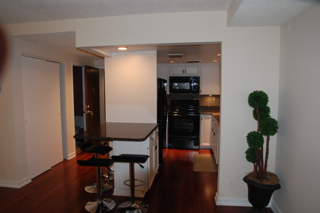 Front hall & kitchen - 3 Washington Circle - 2 Bdrms.-1.5 bath --Perfect for 2 to 4 roommates - Avail. 8/1/2026 Condo