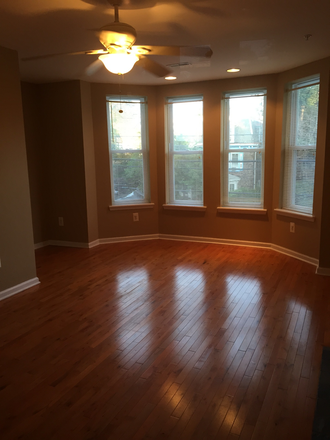 Living Room & Bay Window #2 - 2BR - UPenn/University City/Open Floor Plan/Quiet Block/Cozy/Green Space/Porch/Clark Park Triplex