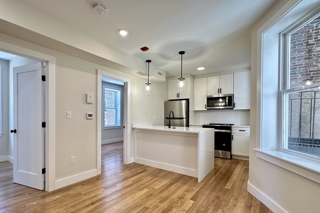 Living room / kitchen - Newly Renovated 2-Bed/1-Bath - Front Facing Apartments