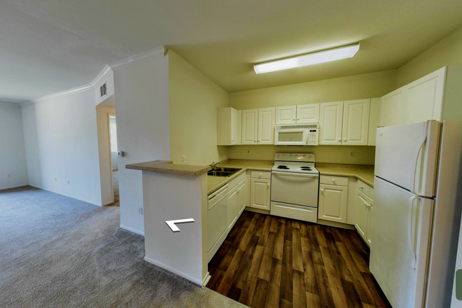 Living room and kitchen - Costa Verde Village Apartments