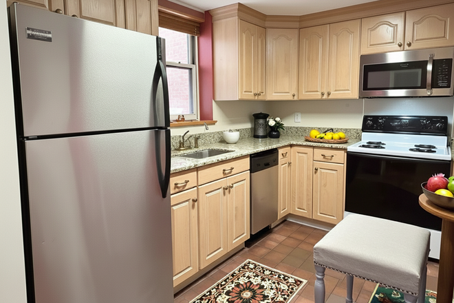 kitchen - Charming Fenway 1 bed available now - landlord pays the fee! Apartments