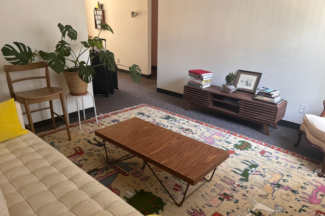 Furnished living room - $1676, WHOLE APARTMENT, Spring 2026 Grad Sublet Available - Palo Verde- in 2bed/1.5 Bath!