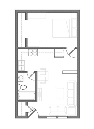 Layout - Nathan's Walk - 1 bedroom/1 bathroom