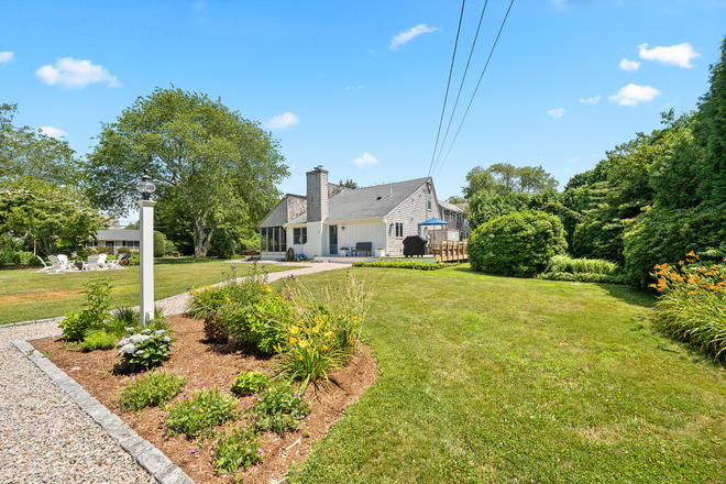 outside of house - Available 9/15/25 - 06/19/26 fully furnished house in Quonochontaug East beach Charlestown