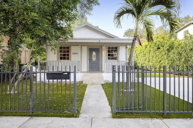 Front door - Captivating 4 bedroom, 3 bathroom residence is located in the historic village of Coconut Grove.