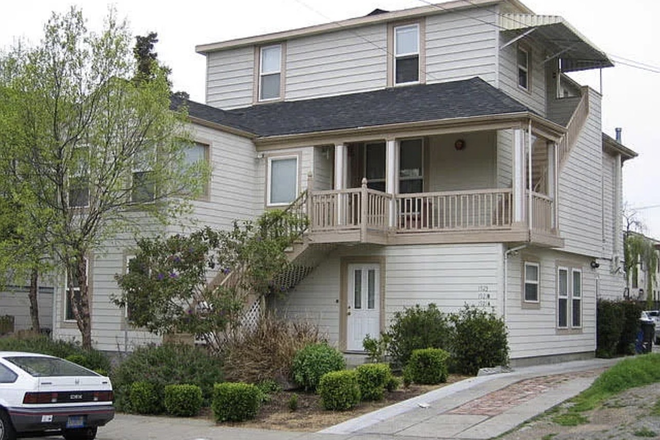 Outside street view - One Bedroom in Beautiful Ground-Level Unit with 10 min Walk to Bart and Campus
