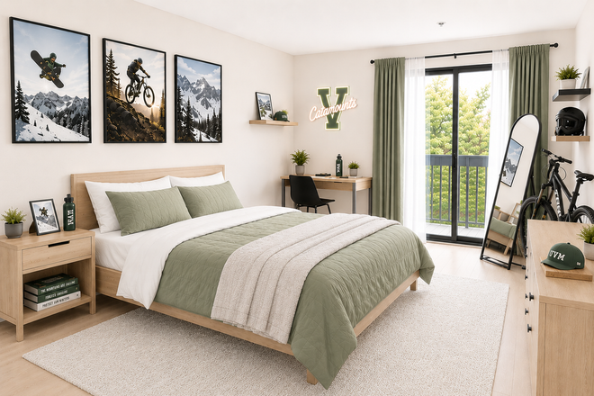 bed 1 - ROOM for rent w/ UVM students. 1 Block to UVM Green! Condo