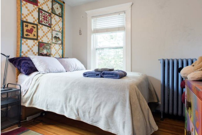 Bedroom with full bed - Two bedroom plus bath and office in large home