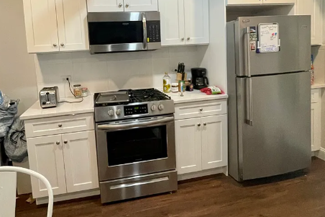 Kitchen - Private room in a 2 bedroom apartment near Boston College