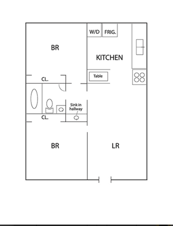 Floor plan - Howard Street Apartments, Appalachian Management Services