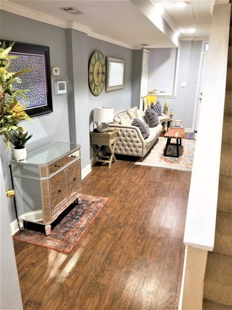 Living Room B - Fells Point Rowhome 2B, 2Ba on quiet street near JHH