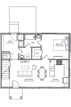 First floor - 3 bedroom townhome - Relet:3BR thome for Princeton University faculty/staff only-Oak Lane-Princeton