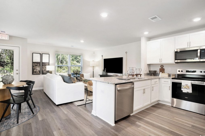 Living area - The Townes at Amber Bluff Townhome