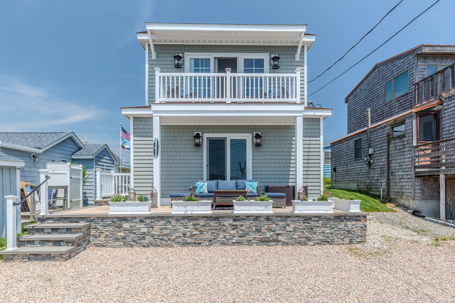 Exterior - Narragansett Coastal Charmer with Private Beach & Ocean Views! House
