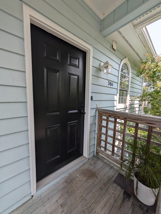 Front Door - Newly Renovated 2BR/2BA Apartment within 1-mile radius of Campus
