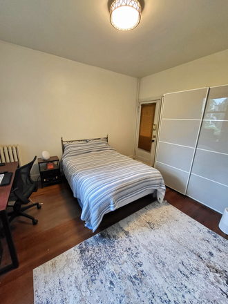 Bedroom - Furnished room with private bath and entrance-Madison St-Princeton House