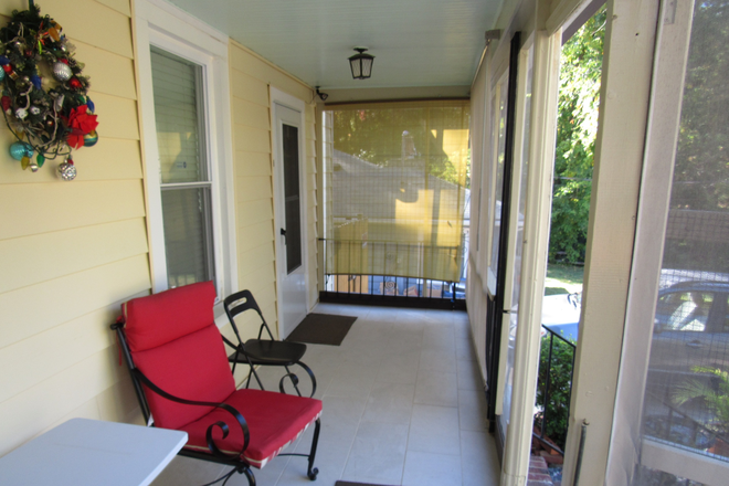 front porch - Duplex apartment for rent near Duke East Campus