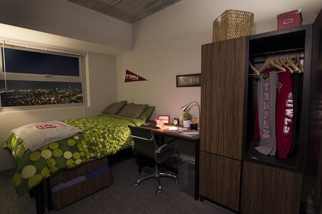 Bedroom; not exactly how I have mine set up - The View at Montgomery