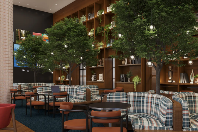 Lounging area - Lease Takeover -- Private 1x1 Convertible Unit at Hub William Apartments