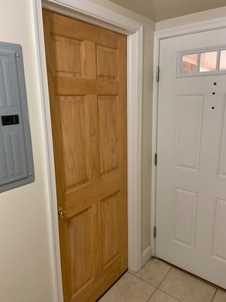 Utility room at Entrance - The Le Roy Apartments