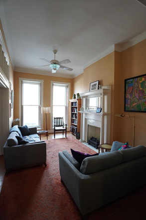 Living Room - Charles Village Rowhouse