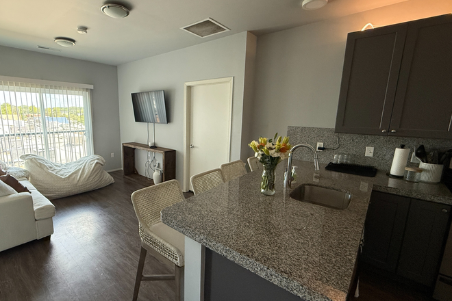 Kitchen/ Living Room - Red Cedar Flats Apartments 2B/2B