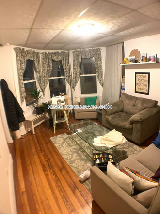 Living room - 4bd/1bath-9/1/24- Huntington Ave Apartments