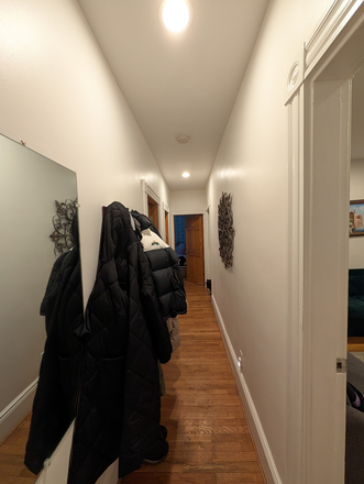 Entryway - view from front door - Spacious 3BR Off-Campus Apartment – Organized & Friendly Home