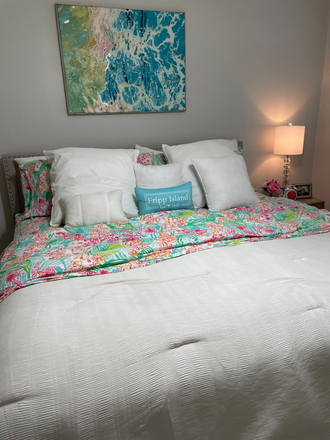 Master Bedroom - Modern Hokie Haven- Partially Furnished - Utilities Included Townhome