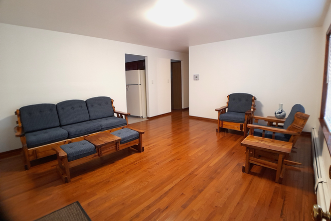 Entrance to Livingroom - Furnished apartment close to Illinois College of Optometry (ICO) and Illinois Tech (IIT)