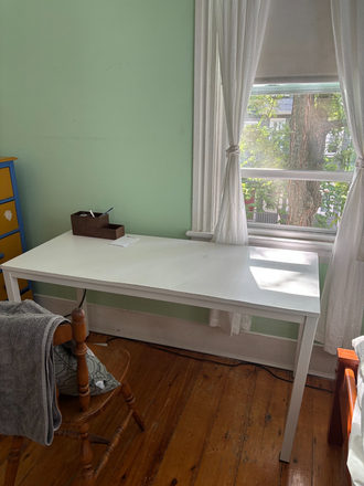 bedroom desk window - Antrim St + Broadway,  quiet retreat convenient. House