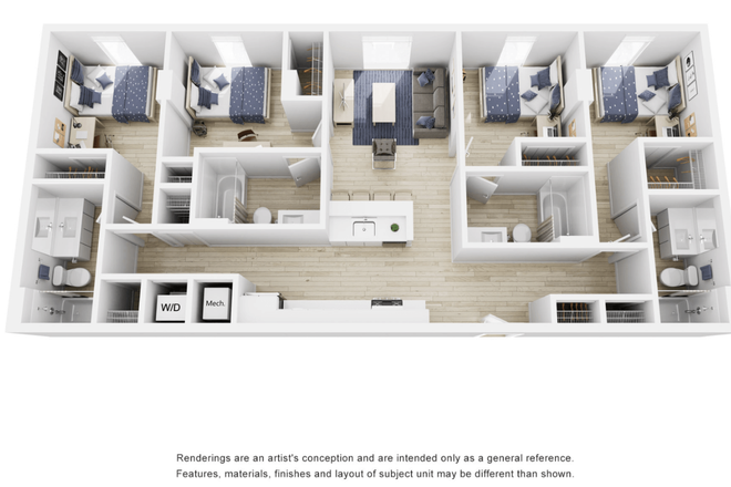 Unit View - Vox Miami Phase II Apartment