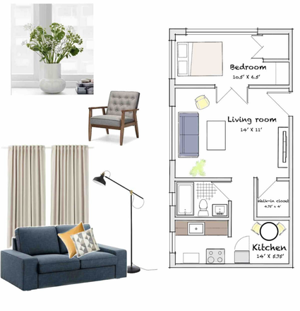 Layout - Cozy & Stylish 1-Bed Apartment in Coral Gables — Steps from Shops.